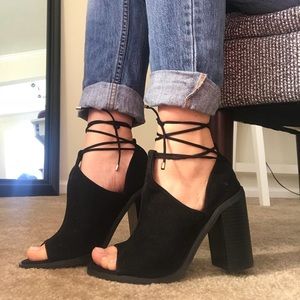 Lace-Up Booties